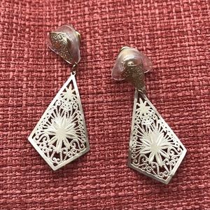 14K Gold Drop Earrings